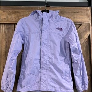 The North Face Purple Raincoat Lightweight Weather-Resistant
